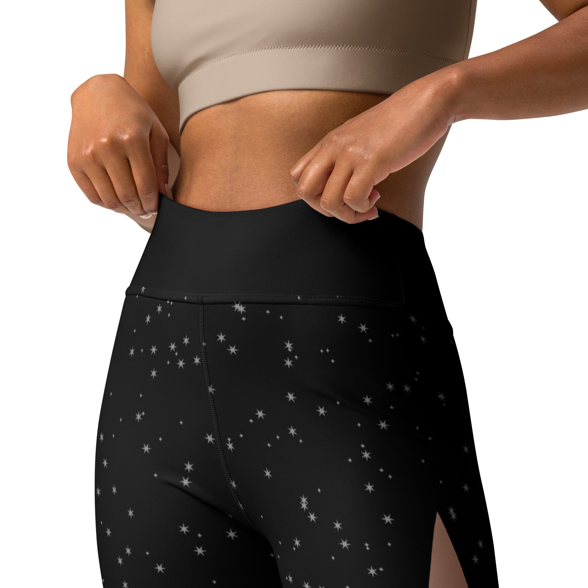 SHE REBEL - Crescent Moon & Sun Yoga Leggings
